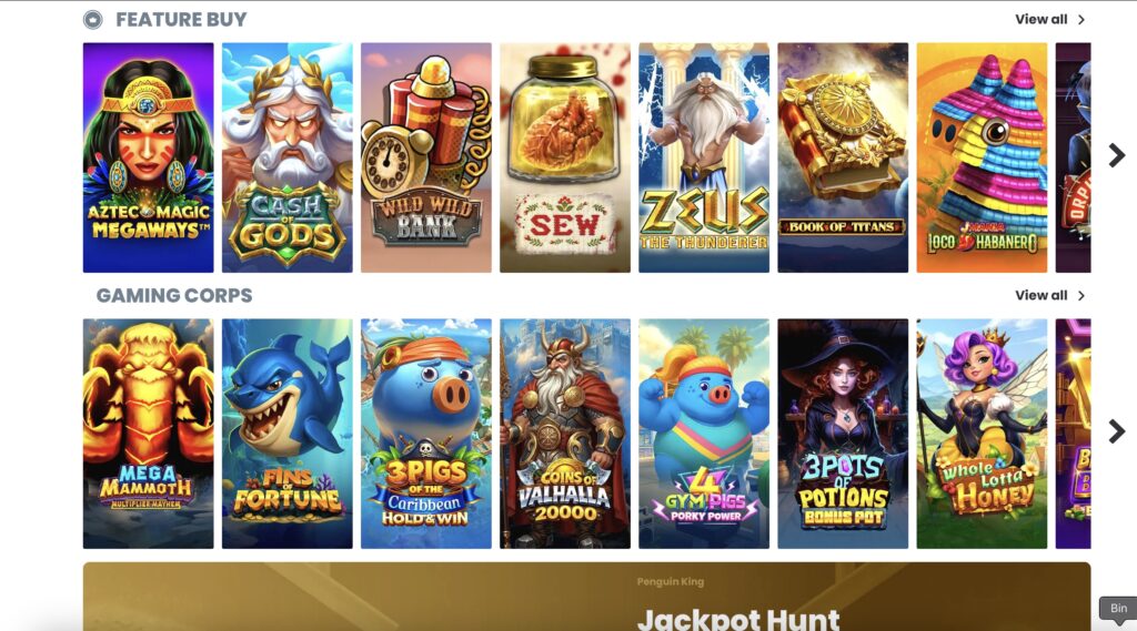 Megaways slots at non UK casinos